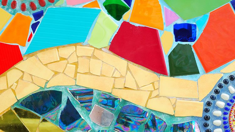 Mosaic Workshop at the Warrior Zone